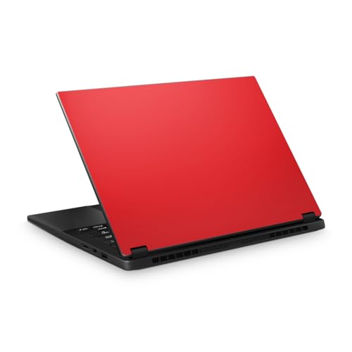 Laptop Skin Compatible with Asus TUF Gaming A14 (2026) - Solid Red - Premium 3M Vinyl Protective Wrap Decal Cover - Easy to Apply | Crafted in the USA by MightySkins