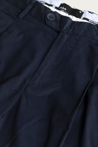 Image of SNITCH Men Trousers | Slim Fit Ankle Length | Smooth Cotton Fabric | Formal
