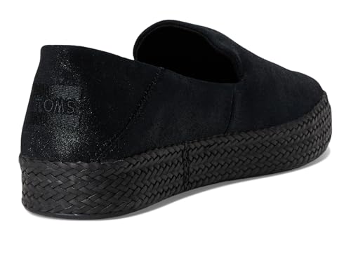 Image of TOMS Women's Carolina Slip-on Espadrille, Leather Upper