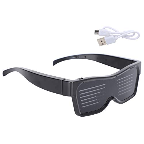 Lentes para fiestas, gafas LED, suministros flexibles para fiestas DIY portátiles para fiestas de...