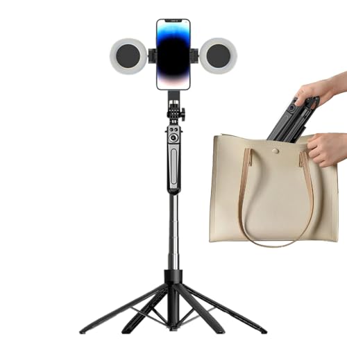 Stick selfie de 71 pouces de long pour vlogging et accessoires créateur