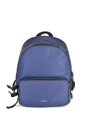Trussardi zaino uomo U Blue 71B003299Y099999.U290 rider zaino nylon logo Blue ND scelta=P