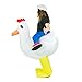 Bodysocks Chicken Ride Inflatable Costume for Adults (One Size)