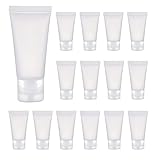 20PCS 10ml/20ml/30ml Clear Empty Refillable Plastic Tubes Bottle Packing Sample Bottles For Shampoo Cleanser Shower Gel Body Lotion (20 ML)