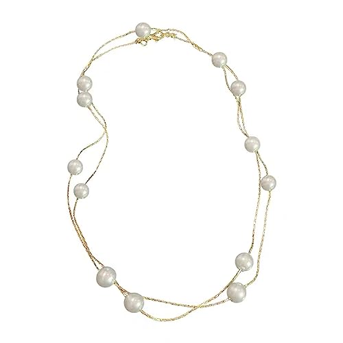 Collier double couche au design européen élégant et finitions haut de gamme