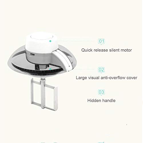 LTLCLZ Intelligent Speiseeisbereiter Elektrisch Eismaschine 600Ml Komplett Automatisch Speiseeismaschine Kind DIY… – Bild 5