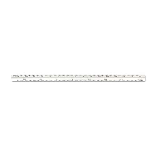 Image of Alumicolor 3610-1 Aluminum Combination Pocket Scale, 6IN, Silver (Pack of 2)