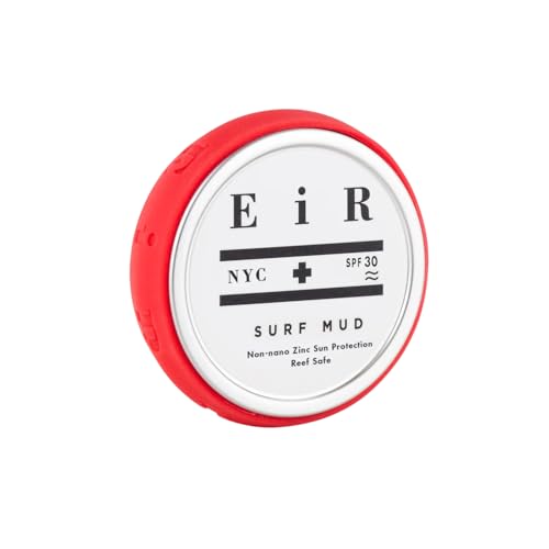 EiR NYC Surf Mud Sun Protection Balm SPF30 | All-Natural Mineral Sunscreen with Non-Nano Zinc Oxide, Cocoa Butter, Coconut Oil & Beeswax | Water-Resistant Cocoa-Scented Body Balm in Metal Tin 2oz