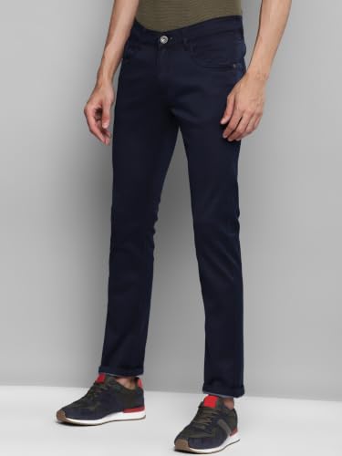 Image of Allen Cooper Skinny Low Rise Power Stretch Denim Chinos Type Jeans for Men