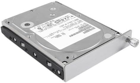 A 3.5-inch hard drive mounted on a drive tray.