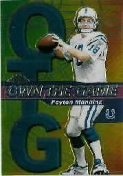 2002 Topps Chrome Own the Game Football Card #OG2 Peyton Manning