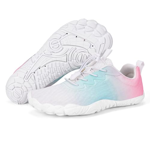 Hike Barefoot Shoes Womens Mens Footwear, Pro Water Shoe Women Men Barefoot Hiking Beach Grounding Shoes for Travel, Wide Toe Box Zero Drop Non-Slip Breathable Lightweight