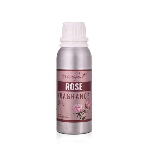 Image of Aromahpure Rose Aroma Oil | 250ml Undiluted & Natural | Long-Lasting Scent for Aromatherapy, Candle & Soap Making, Diffusers, Room Freshener, Humidifier, Bathroom Revitalizer & Home Essentials