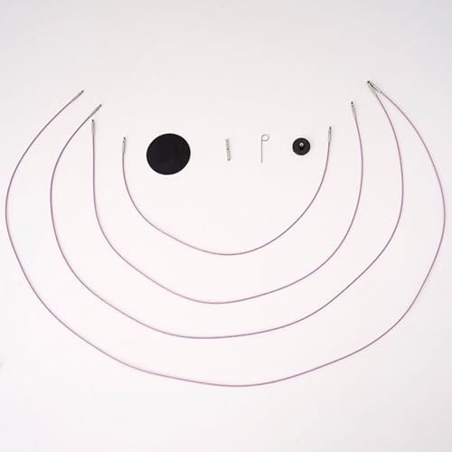 Agujas de tejer circulares intercambiables para labores redondas de 3 mm a 10 mm 4