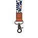 Thread Wallets Wrist Lanyard Strap for Men & Women, Wristlet Keychain for Badge, Wallet, and Phone Wrist Strap (Emmeline Navy)