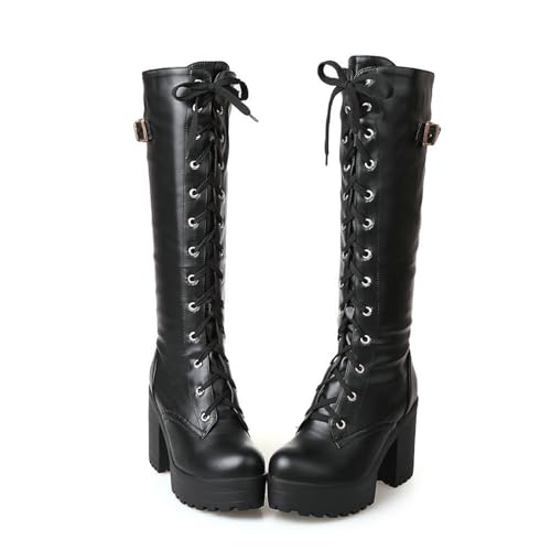 Bottes punk à plateforme pour affronter l'hiver avec style lors de vos concerts ou sorties