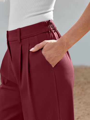 AUTOMET womens AUTOMET Wide Leg Dress Pants Modern