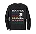 Macchina da caffè con chicchi di caffè, unisex, vintage, retrò, Maglia a Manica