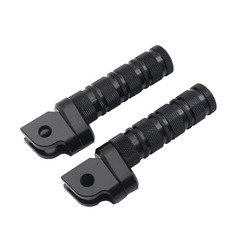 Repose pieds moto CNC noir pour éliminer les glissements sur FZ8 XJ6