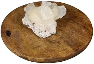 Natural Apophyllite Crystal Cluster with Stilbite & Heulandite – 100g (Random Piece) | High Energy Healing Stone for Meditation, Reiki, Chakra Balancing, Energy Cleansing & Spiritual Home Décor Gift
