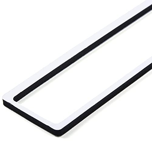 CNNELL Brake Light Foam Seal Gasket Compatible with Ford F150 1997 1998 1999 2000 2001 2002 2003 3RD Brake Light Waterproof Foam Seal Gasket White