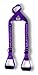 Majestic Ally Nylon Overlay Adjustable Heavy Duty Padded Youth Stirrup (Purple)