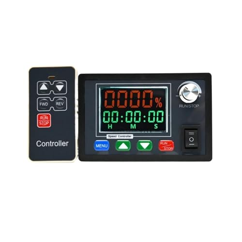 Controlador de velocidad CC con tacómetro digital LCD y control remoto de 30A 4