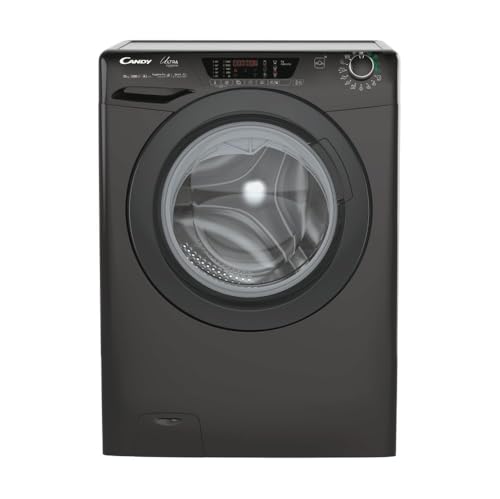 HES12104TWMBB6-S - Lavatrice da 10 kg, Caricamento Frontale, 1200 giri, Nero, Classe energetica A