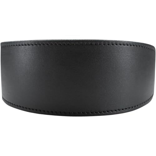 HUNTER SUPER SOFT Windhundhalsband, Leder, gepolstert, 52 (M), schwarz
