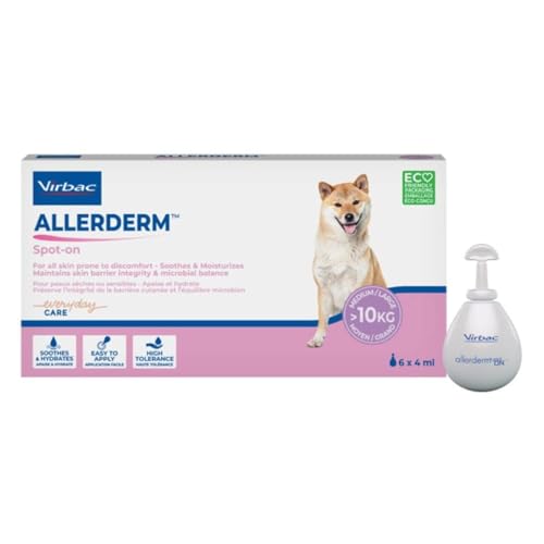 Virbac SAC ALLERDERM Spot-ON 4 ml 6 Pip 10KG