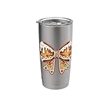 Gingerbread Coquette Bow Funny Christmas Cookie Holiday Stainless Steel Insulated Tumbler