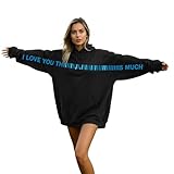 RUITOTP Sudadera Otoño Invierno Sudadera con Capucha para Mujer Clásicos Manga Larga Sudaderas con Bolsillo Casual Color Sólido Deportes Talla Grande Cómodo Sudaderas