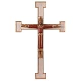  Holyart Crucifix, Christ Prêtre en Bois, Affichage Mur