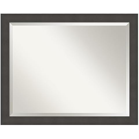 Amanti Art Blaine Light Pewter Mirror Cover