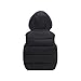 AMIYAN Toddler Winter Snow Puffer Down Vest Softshell Quilted Padded Sleeveless Jacket Black 110 3-4T