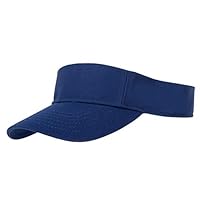 Algopix Similar Product 19 - Royal Blue Sun Visor Hat - Single Piece