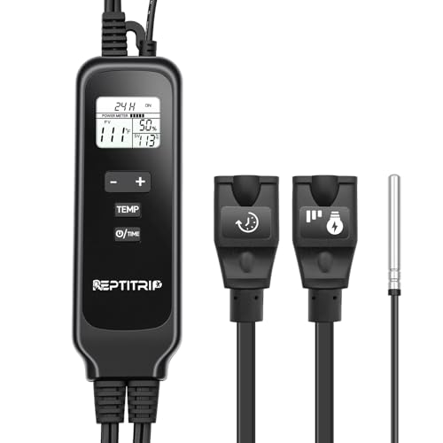 2 in 1 Reptile Dimming Thermostat Dual Socket