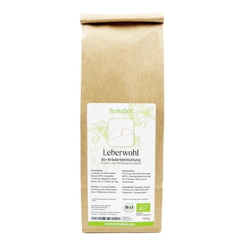 Leberwohl (bio) 100g von Herbathek für eine leckere Kräutertee Mischung | Heilkräuter Made in Germany