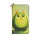 DaihAnle Funny Avocado Cat ﻿Hand-Held Wallet Fashionable Long Microfiber Leather Large Capacity
