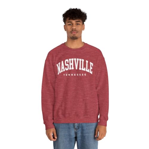 Nashville Tennessee Adult Unisex Crewneck Sweatshirt3