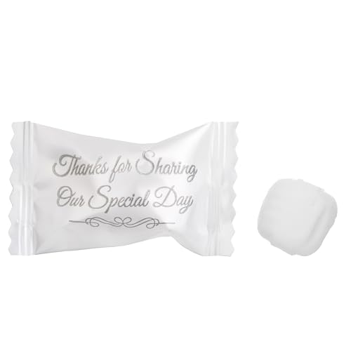Candy Envy - Wedding Special Day Wrapped Buttermints - 13 oz. Bag - 100 Individually Wrapped Candy Mints