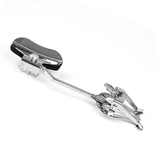 Yibuy Trumpet Sheet Music Clip Lyre Sheet Music Clamp-On Holder Metal Plating Trumpet/Palm Music Clip