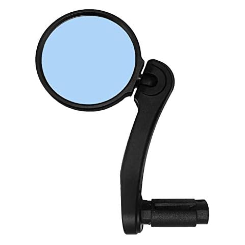 Hafny Bar End Bike Mirror, HD Blast-Resistance Bicycle Mirror, Safe Adjustable Rearview Mirror, Cycle Mirror, E-bike Mirror, HF-M952B-FR04 (Anti-glare Blue Glass Lens (68mm)) Cover