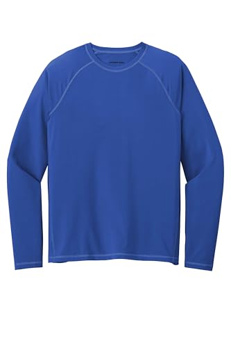 SPORT-TEK Unisex Long Sleeve Rashguard Tee | Men's & Women's Sun Protection Workout T-Shirt, Lightweight Clothing for Sports