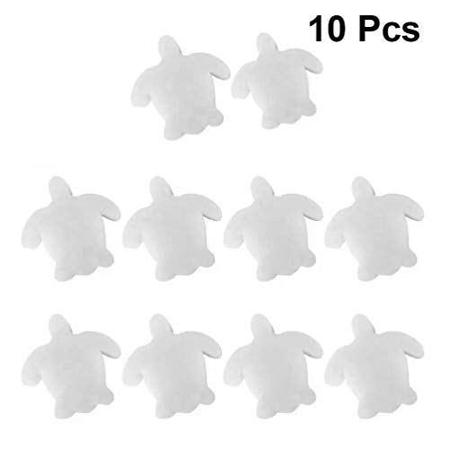 Yardwe 10 Pcs Cremoso Removedor de Escória Esponja Forma Bonito Da Tartaruga Scumbug Óleos Óleo Abso