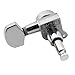 Musiclily Pro 6 inline Locking String Tuning Pegs Machines Heads Set for Fender Stratocaster Telecaster Electric Guitar, Chrome
