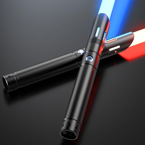 Lightsaber, Double-bladed Dueling Lightsaber, 4 Sound Fonts, 12 RGB Colors