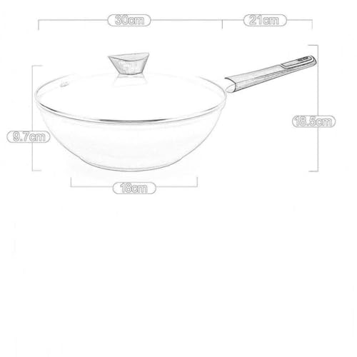 Wok UXZDX antiadherente apto para horno y lavavajillas miniatura 2