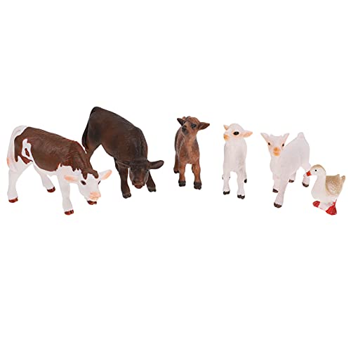 Artibetter Mini-Bauernhof-Tierfiguren, Bauernhoftier, Miniaturen, Tierfiguren, Spielzeug, Tiermodelle, Zubehör für…