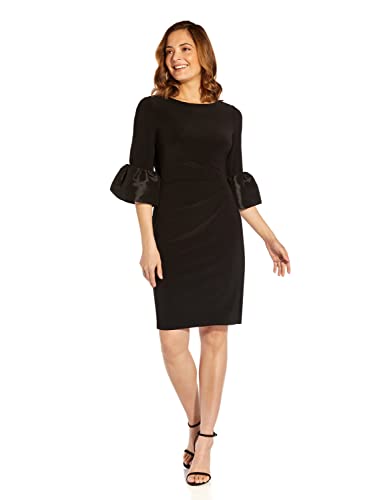 Adrianna Papell Women's Short Draped Jersey Dress4